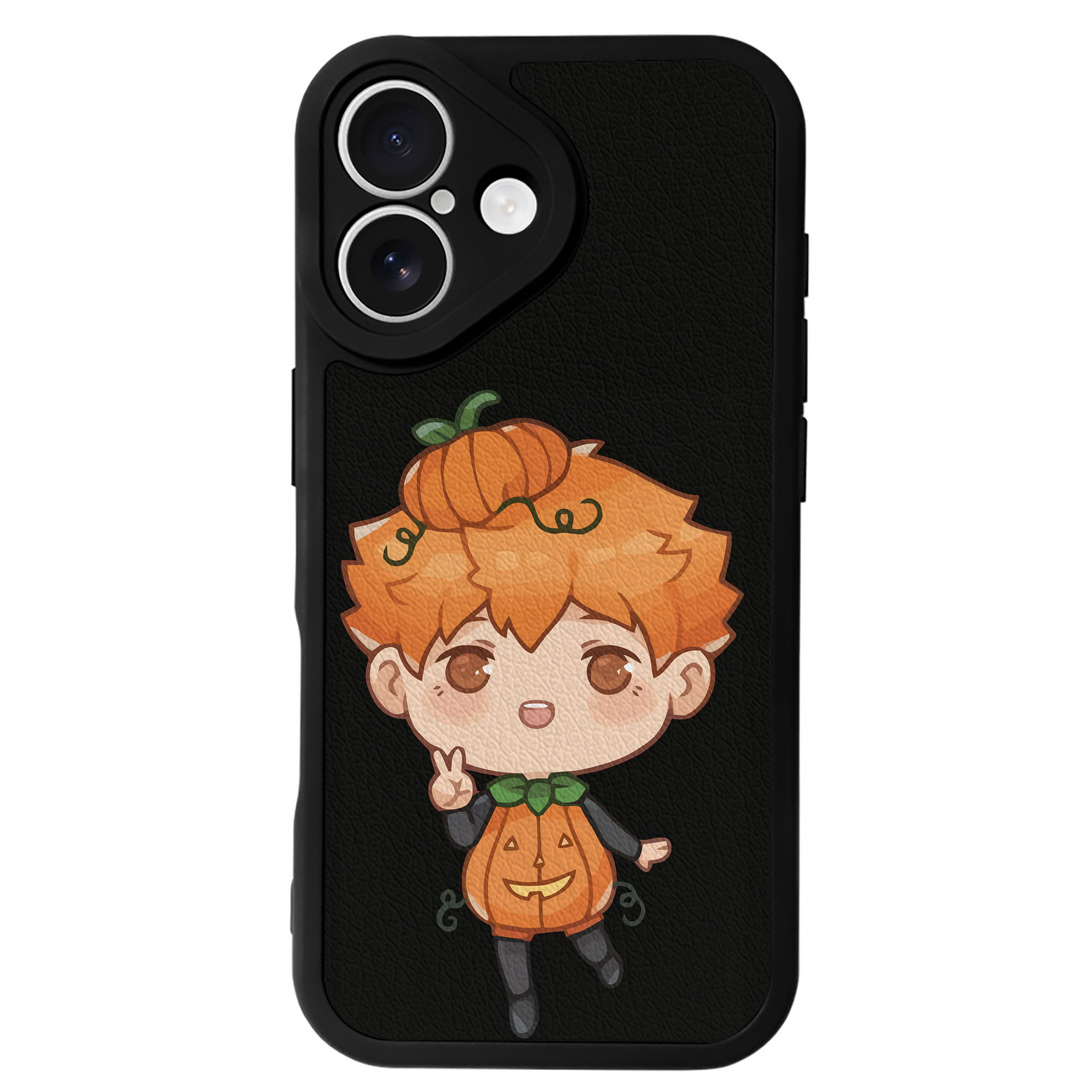 （画像用） ハイキュー!! Haikyu!! 【iPhone 16シリーズ対応】シリコンスマホケース（レザー調） 材質：シリコン